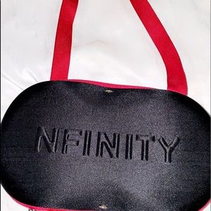 NFINITY CHEER SHOES BAG !! BLACK WITH RED STRAP